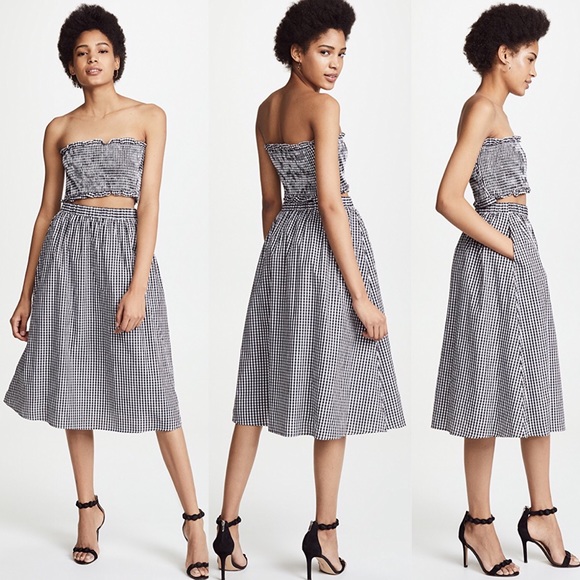 English Factory Dresses & Skirts - English Factory Gingham Smocked Set